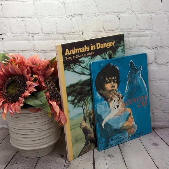 vintage children's books hardcover animals